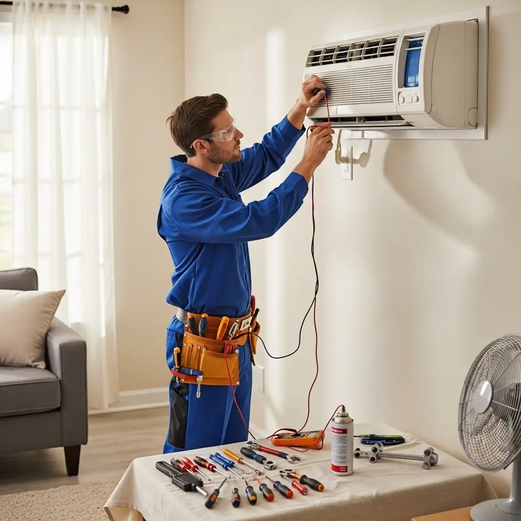 Büyükçekmece Grundig Grundig klima gaz dolumu ve bakım – Enerji verimliliği artırıldı. - Teknik servis örneği